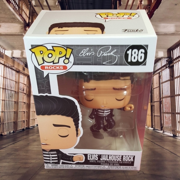 Elvis jailhouse rock funko 186 (nib) Brand new Elvis in jailhouse rock c… - Picture 1 of 7
